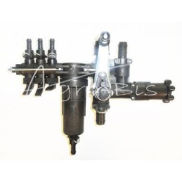 3 sekcijų valdymo vožtuvo skirstytuvas, Pilmet tipo metalinė rankena, aukštas puodelis, 4031090010, purkštuvas - 40106