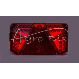 Dešinysis galinis kombinuotas žibintas, 7 funkcijų, 12/24 V, atsparus vandeniui, IP68, LED neoninis - 1012