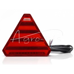 Galinis kombinuotas žibintas 7 funkcijų dešinysis W245 12V/24V LED atsparus vandeniui su numerio ženklo apšvietimu ir neoniniu l