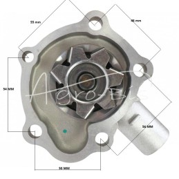Yanmar 2TR/3T7/3T8 variklio aušinimo skysčio vandens pompa 121023-52100 LEILAND - 12102352100AM