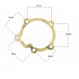 Vandens pompa, variklio aušinimo skystis D902, D782, Z430, D479 Kubota 19069-73037 LEILAND - 1906973037AM