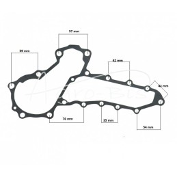 Variklio aušinimo skysčio pompa V2403, M6040 Kubota 1G928-73032 LEILAND - 1G92873032AM