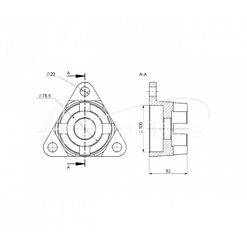 Bizon Rolmus sankabos laikiklis - 506002010