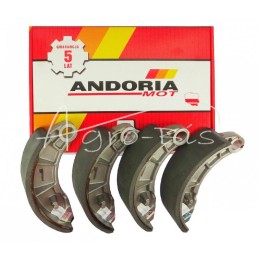 Stabdžių kaladėlių komplektas 4 vnt. ZETOR klijuotos 7211 7711 ANDORIA - 69112615AM