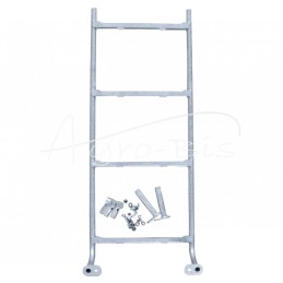 Neslystančios universalios kopėčios žemės ūkio priekabai, sustiprintos, cinkuotos. Priekaba - DAP