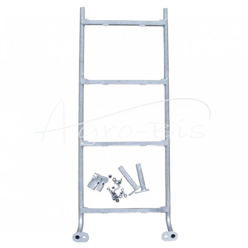 Neslystančios universalios kopėčios žemės ūkio priekabai, sustiprintos, cinkuotos. Priekaba - DAP