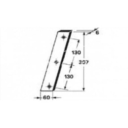 WELGER presavimo peilis - 1119.03.06.01