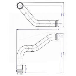 AL116902 duslintuvo jungiamasis vamzdis. John Deere ANDORIA - L114990AM