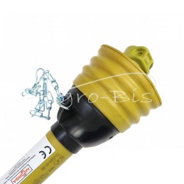 Teleskopinis kardaninis velenas, 27 serijos, trikampis vamzdis, 40230, ilgis 610/810 mm, sukimo momentas 270 Nm MORGA - 27L610M