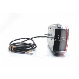 Stačiakampis galinis kombinuotas žibintas W184 LED 12V/24V vandeniui atsparus IP68 LED posūkio rodiklis plaukiojantis neoninis k