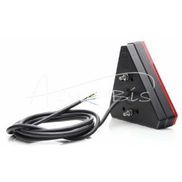 Galinis kombinuotas žibintas, 6 funkcijų, dešinysis, W245DD 12V/24V LED, atsparus vandeniui, be numerio ženklo apšvietimo, su la