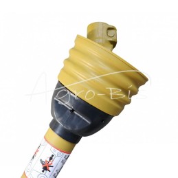 Teleskopinis kardaninis velenas, 27 serijos, trikampis vamzdis, 40240, ilgis 710/910 mm, sukimo momentas 270 Nm MORGA - 27L710M