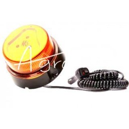 Nuotolinio valdymo įspėjamoji lemputė, LED mirksinti lemputė 12/24V universali, atspari vandeniui, su 3 m laidu ir magnetu - 866