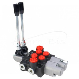 Dviejų sekcijų hidraulinis skirstytuvas 40 l/min. 2 plūduriuojančios sekcijos - P40-2-C1-ST6-D5-C1
