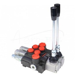 Dviejų sekcijų hidraulinis skirstytuvas 40 l/min. 2 plūduriuojančios sekcijos - P40-2-C1-ST6-D5-C1