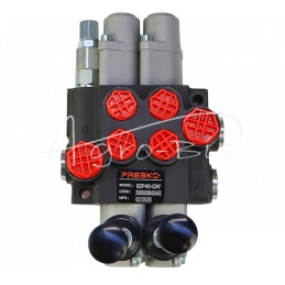 Dviejų sekcijų hidraulinis skirstytuvas 40 l/min. 2 plūduriuojančios sekcijos - P40-2-C1-ST6-D5-C1