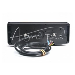 Galinis kombinuotas žibintas TIR priekabai W171P 12-24V dinaminis posūkio rodiklis, atsparus vandeniui IP56 LED su laidu dešinėj