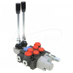 Dviejų sekcijų hidraulinis skirstytuvas 40 l/min. su viena plūduriuojančia sekcija - P40A8K16GKZ1