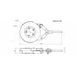 Pilna stabdžių prispaudimo plokštė Bizon Rolmus - 504024165