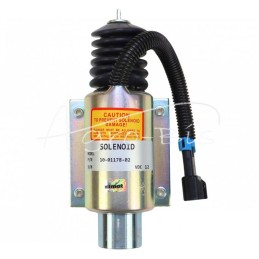 „Kubota“ 10-01178-02 ELMOT įpurškimo siurblio variklio išjungimo solenoido ritė - 100117802EL