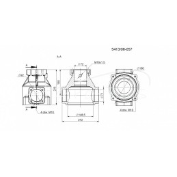 Neptun burokėlių kombainas burokėlių kombainas burokėlių reduktoriaus korpusas - 541306057
