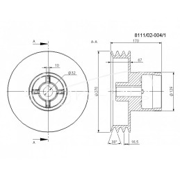 Didelis skriemulys FI-32 Rolmus smulkintuvui - 811102004/1