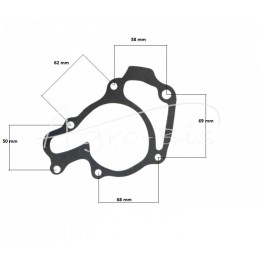 Vandens pompa, variklio aušinimo skystis 3TNE74 Yanmar 119624-42001 LEILAND - 11962442001AM