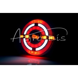 Galinio projektoriaus lempa W210DD LED 12V/24V atspari vandeniui IP66/68 dešinysis neoninis posūkio rodiklis plaukiojantis - 143