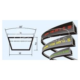 V formos diržas HM-1882 628630 603015 Harvest CL-628630 Claas būgnas raudonas Stomil - HMx1882H