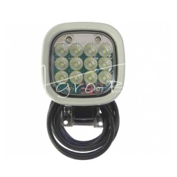 Darbo žibintas 8000L išsklaidytos šviesos W162 12/70V aliuminis, atsparus vandeniui, IP68 9 - LED apsauga nuo trukdžių - 1214