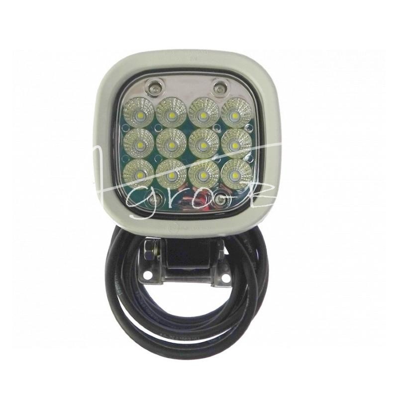 Darbo žibintas 8000L išsklaidytos šviesos W162 12/70V aliuminis, atsparus vandeniui, IP68 9 - LED apsauga nuo trukdžių - 1214