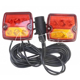 Apšvietimo komplektas su magnetais 5m 12V LED lempa Polish Premium ELMOT - IM5MLPEL