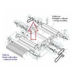 „Sipma“ rulonų preso grandinės ratas z-25 3/4" - 527003057000