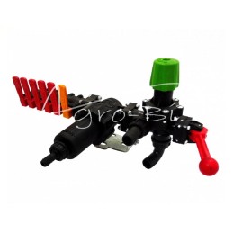 „Biardzki“ rankinis 5 sekcijų purkštuvas-skirstytuvas DURO 5 su vožtuvu - A000160