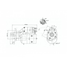 Starteris su magnetoniniu reduktoriumi 9142781 Elmot Ursus C-328 - 9142781EL