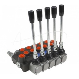 Penkių sekcijų hidraulinis skirstytuvas 40 l/min. - 5P40