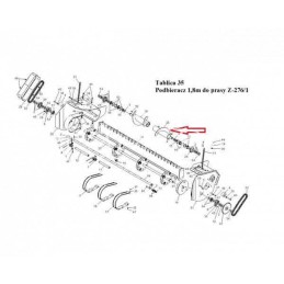 Kairysis privirintas varžtas „Sipma“ rulonų presui - 527620061001