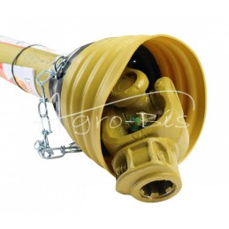 Teleskopinis kardaninis velenas, 62 serijos trikampis vamzdis, 60240, ilgis 710/910 mm, 620 Nm, tefloninė vamzdžio danga MORGA -