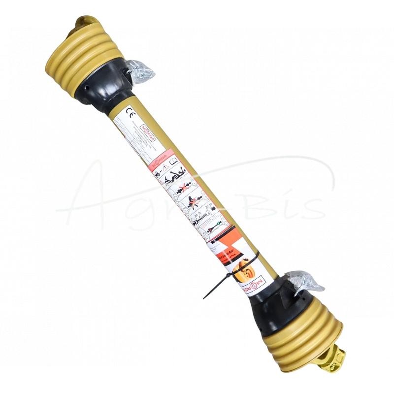 Teleskopinis kardaninis velenas, 62 serijos, trikampis vamzdis, 60250, ilgis 810/1010 mm, 620 Nm vamzdžio danga, teflonas MORGA 