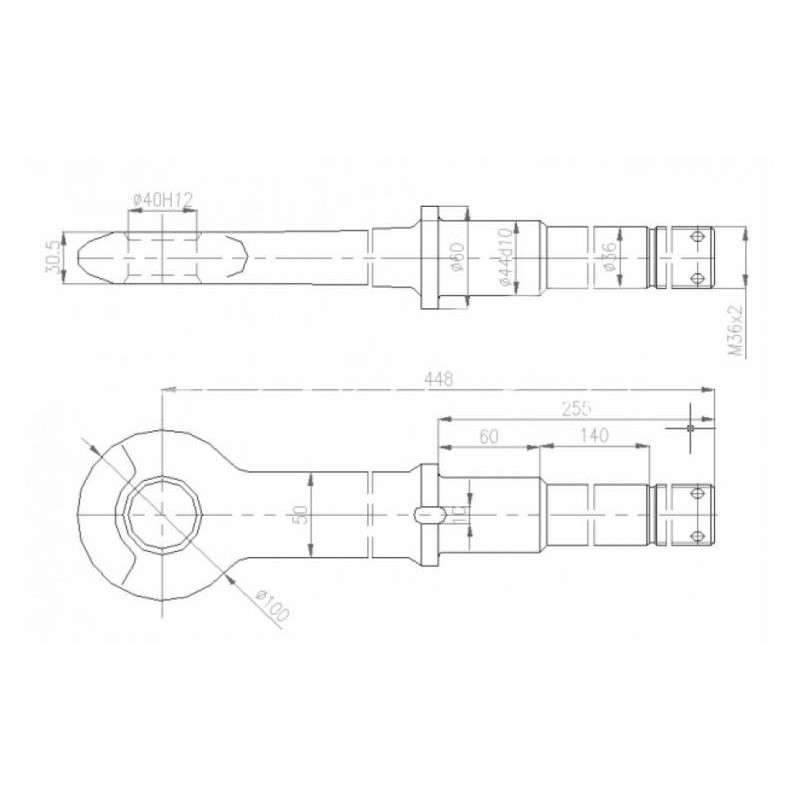 D-47 priekabos vilkties kilpa - 7130100001