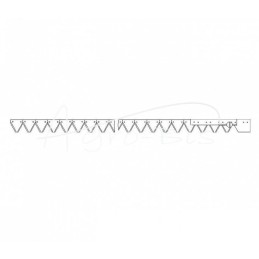 Peilio ilgis 5,10 m, 69 peiliai, 2 maišų „Claas“ kombainas - 611214.00