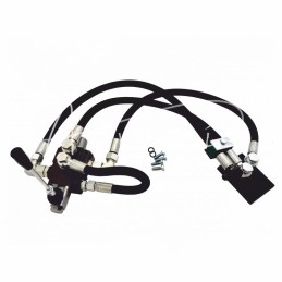 C-330 vienos sekcijos išorinio kolektoriaus komplektas su lanksčiomis žarnomis - ZZR-330-1S.E