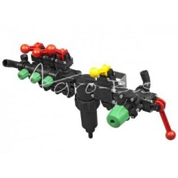 3 sekcijų purkštuvo skirstytuvas + pastovaus slėgio vožtuvas FERMO 3 - A000137