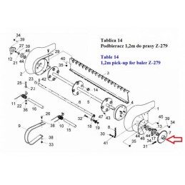 Sipma z-32 rulonų preso krumpliaratis - 527010068000