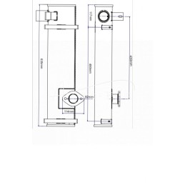 Renault Claas ANDORIA horizontalus išmetimo duslintuvas - 7700003367AM