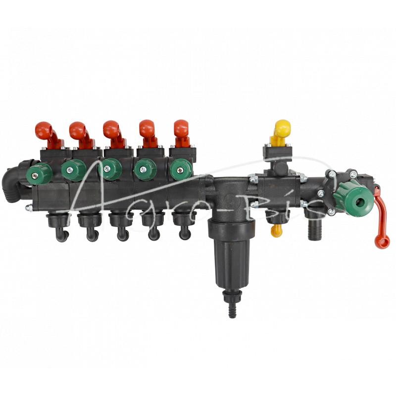 5 sekcijų pastovaus slėgio purkštuvo skirstytuvas - A0930/5