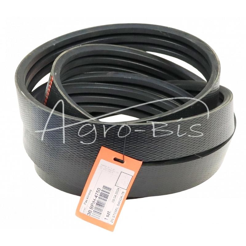 Trigubas V formos diržas 3B BP/H-4750 724100 Harvest CL-724100 Claas red Stomil - 3HBx4750H