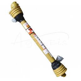 Teleskopinis kardaninis velenas su vienkrypte sankaba, 46 serijos trikampio vamzdžio ilgis 960/1110 mm, 460 Nm teflono vamzdžio 