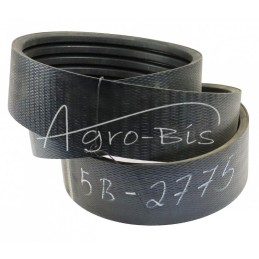 Penkių eilių V formos diržas 5B BP/H-2775 063285 Harvest CL-063285 Claas Jaguar red Stomil - 5HBx2775H