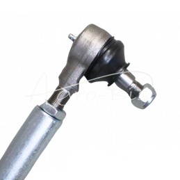 Zetor hidraulinio vairo stiprintuvo cilindras su jungtimis, 180 laipsnių tvirtinimas, 2X100 eigos - 015862